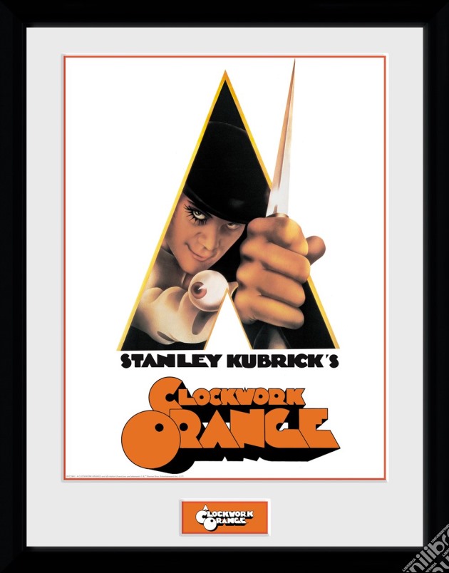 Clockwork Orange: Key Art White (Stampa In Cornice 30x40 Cm) gioco