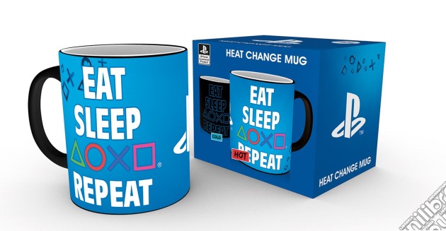 Playstation: ABYstyle - Eat Sleep Repeat (Mug Heat Change 320 ml / Tazza Termosensibile) gioco