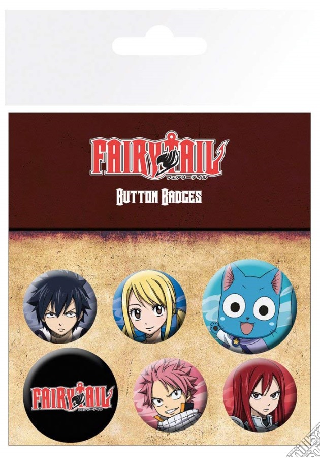 Fairy Tail - Characters (Badge Pack) gioco