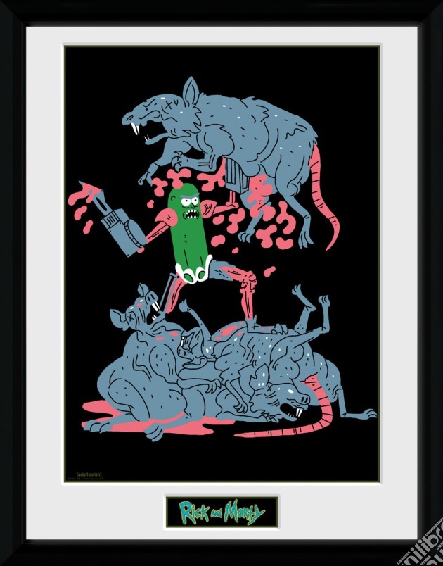 Rick And Morty - Rats (Stampa In Cornice 30x40cm) gioco