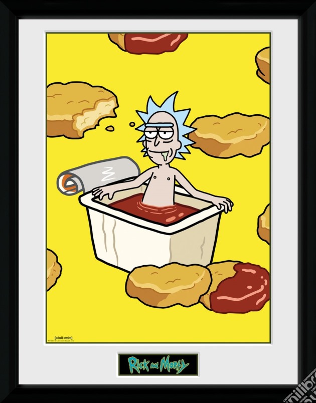 Rick And Morty - Mcnugget Sauce (Stampa In Cornice 30x40cm) gioco