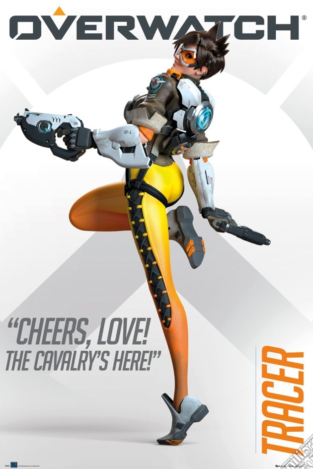Overwatch - Tracer (Poster Maxi 61x91,5 Cm) gioco