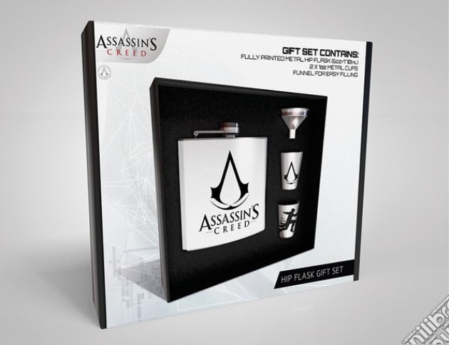 Assassins Creed - Logo (Set Fiaschetta+Bicchieri) gioco