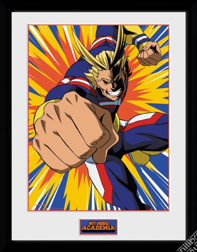My Hero Academia - All Might Action (Stampa In Cornice 30x40cm) gioco