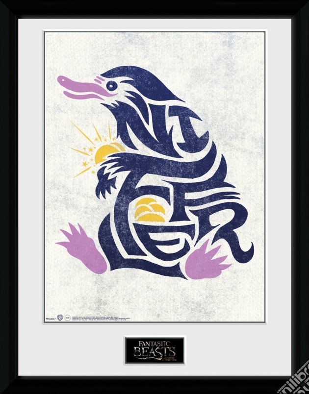 Fantastic Beasts: Niffler Graphic Symbol (Stampa In Cornice 30x40cm) gioco
