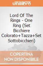Lord Of The Rings - One Ring (Set Bicchiere Colorato+Tazza+Set Sottobicchieri) gioco