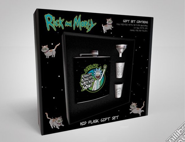 Rick And Morty - Wrecked (Set Fiaschetta+Bicchieri) gioco
