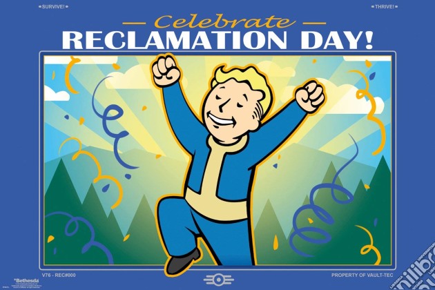 Fallout 76 - Reclamation Day (Poster Maxi 61x91,5 Cm) gioco