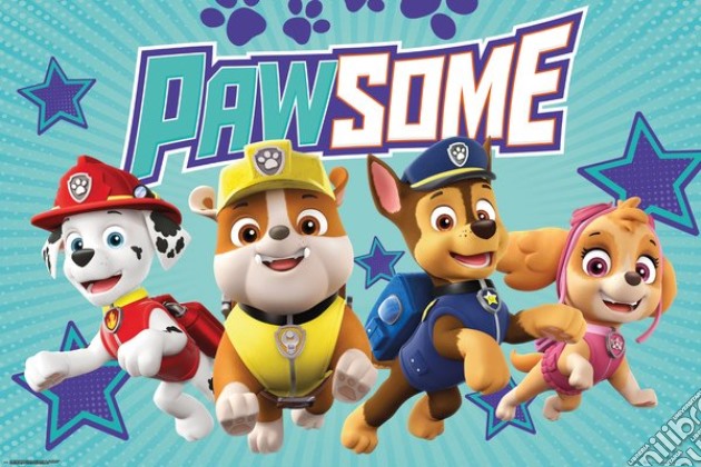 Paw Patrol - Pawsome (Poster Maxi 61x91.5 Cm) gioco