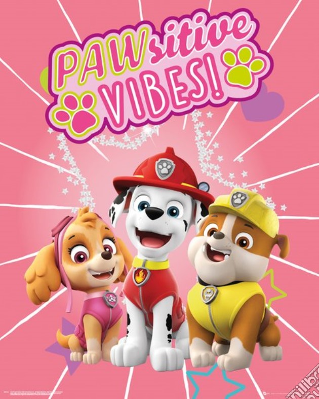 Paw Patrol - Pawsitive Vibes (Poster Mini 40x50 Cm) gioco
