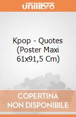 Kpop - Quotes (Poster Maxi 61x91,5 Cm) gioco