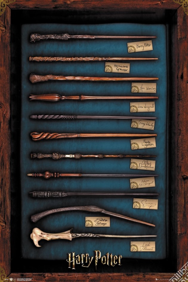 Harry Potter - Wands (Poster Maxi 61x91,5 Cm) gioco