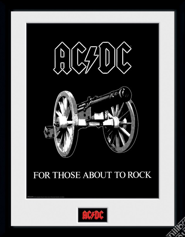 Ac/Dc: GB Eye - For Those About To Rock (Stampa In Cornice 30x40cm) gioco di GB Eye