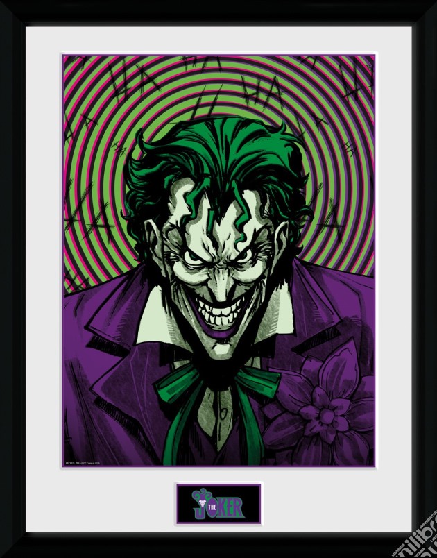 Dc Comics: Joker Insane (Stampa In Cornice 30x40cm) gioco di GB Eye