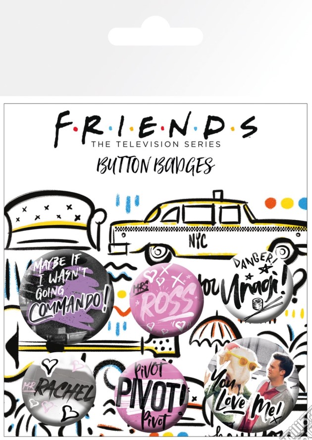 Friends: GB Eye - Doodle (Badge Pack / Set Spille) gioco
