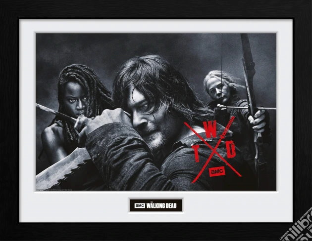 Walking Dead (The): Season 10 Group (Stampa In Cornice 30X40 Cm) gioco