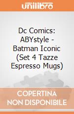 Dc Comics: ABYstyle - Batman Iconic (Set 4 Tazze Espresso Mugs) giochi