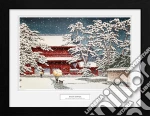 Kawase: Zojo Temple In The Snow (Stampa In Cornice 30x40Cm) giochi