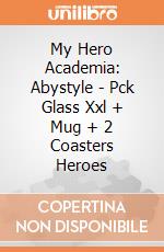 My Hero Academia: Abystyle - Pck Glass Xxl + Mug + 2 Coasters Heroes giochi