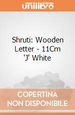 Shruti: Wooden Letter - 11Cm 'J' White gioco