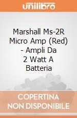 Marshall Ms-2R  Micro Amp (Red) - Ampli Da 2 Watt A Batteria gioco