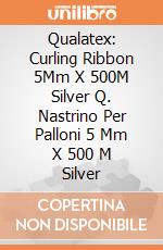 Qualatex: Curling Ribbon 5Mm X 500M Silver Q. Nastrino Per Palloni 5 Mm X 500 M Silver giochi