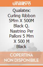 Qualatex: Curling Ribbon 5Mm X 500M Black Q. Nastrino Per Palloni 5 Mm X 500 M Black giochi