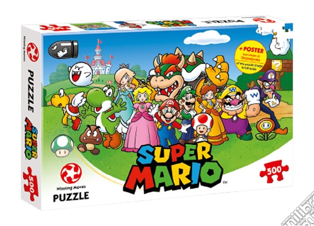 Nintendo: Winning Moves - Super Mario - Mario And Friends Puzzle 500 Pz puzzle
