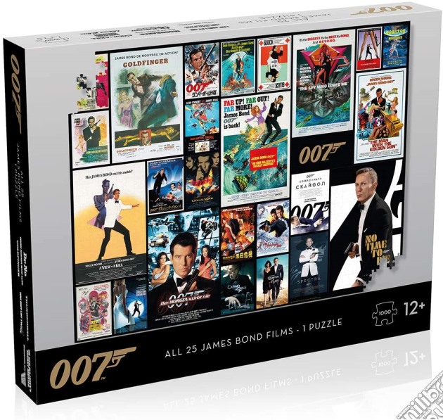 James Bond 007: Winning Moves - Movie Posters Puzzle 1000 Pcs puzzle