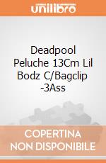 Deadpool Peluche 13Cm Lil Bodz C/Bagclip -3Ass gioco