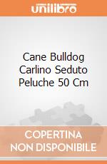 Cane Bulldog Carlino Seduto Peluche 50 Cm gioco di PTS