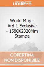 World Map - Ard 1 Exclusive - 1580X2320Mm Stampa gioco di Pyramid
