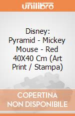 Disney: Pyramid - Mickey Mouse - Red 40X40 Cm (Art Print / Stampa) gioco di Pyramid