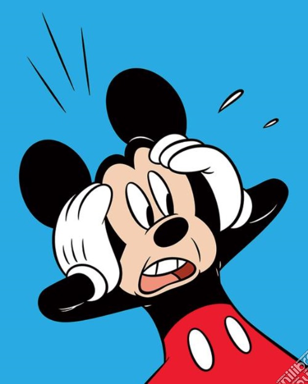 Disney: Pyramid - Mickey Mouse - Shocked (Stampa Su Tela 40X50 Cm) gioco
