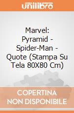 Marvel: Pyramid - Spider-Man - Quote (Stampa Su Tela 80X80 Cm) gioco