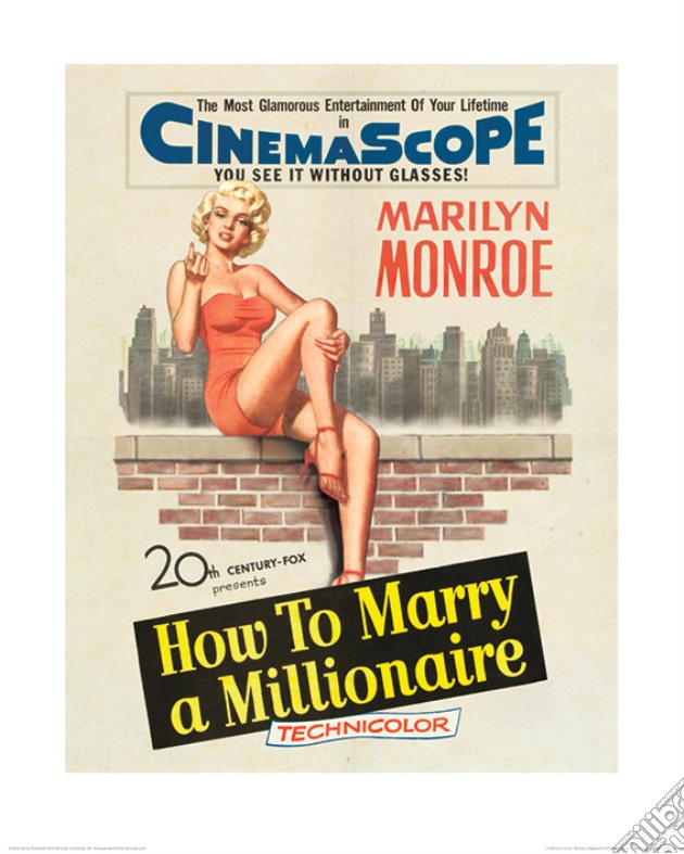 Marilyn Monroe - Millionaire (Poster 50X40 Cm) gioco di Pyramid