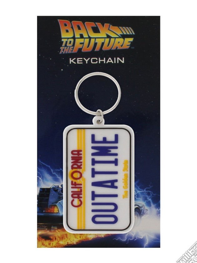 Back To The Future: Pyramid - License Plate (Rubber Keychain / Portachiavi Gomma) gioco di Pyramid