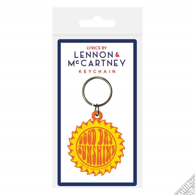 Lennon & Maccartney (Good Day Sunshine) Rubber Keychain (Portachiavi) gioco
