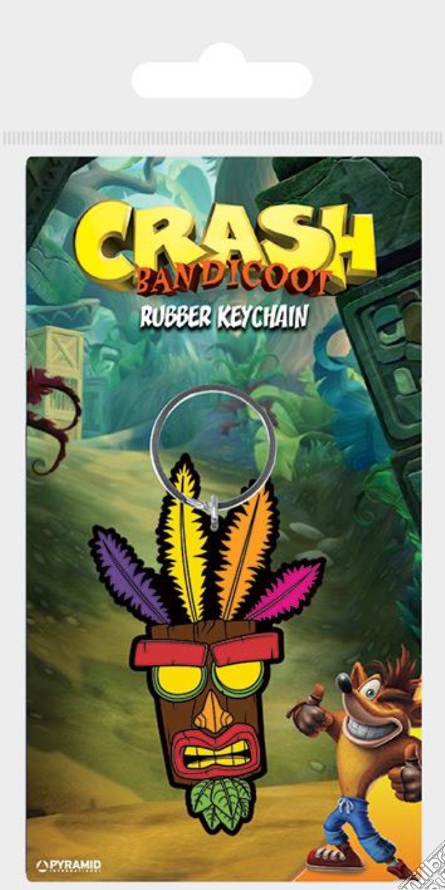 Crash Bandicoot (Aku Aku) Portachiavi gioco di Terminal Video