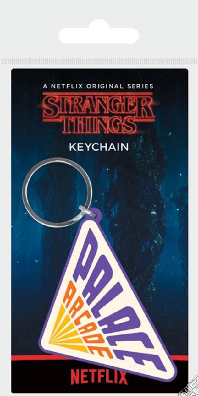 Stranger Things (Palace Arcade) Rubber Keychain gioco di Pyramid