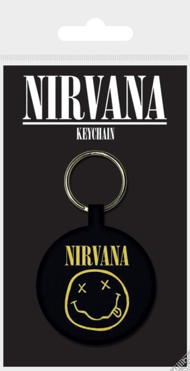 Nirvana: Pyramid - Smiley Woven (Keychain / Portachiavi) gioco