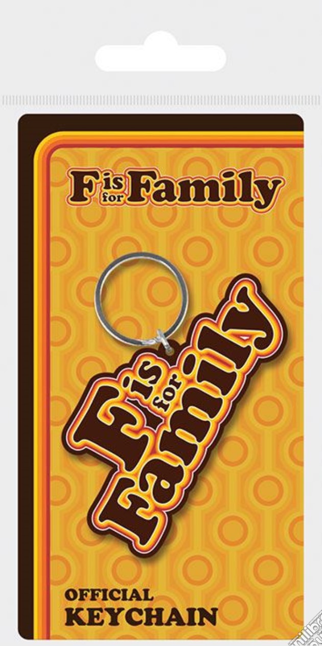 F Is For Family: Retro Logo Rubber Keychain (Portachiavi) gioco