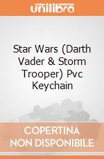 Star Wars (Darth Vader & Storm Trooper) Pvc Keychain gioco