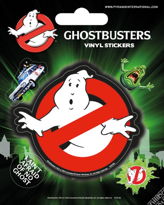 Ghostbusters - Logo (Set Adesivi 12,5X10 Cm) gioco di Pyramid