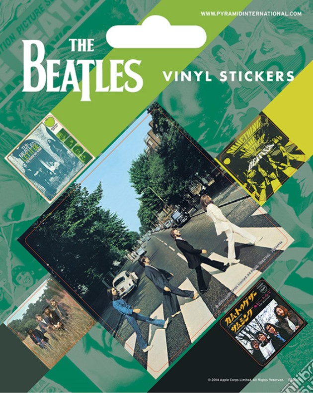 The Beatles - Abbey Road (Set Adesivi 12,5X10 Cm) gioco di Pyramid
