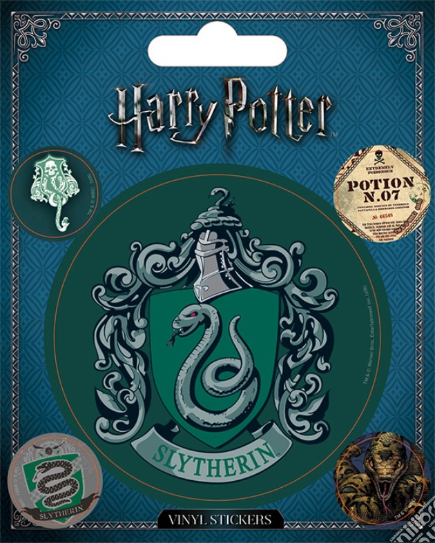 Harry Potter - Slytherin (Set Adesivi 12,5X10 Cm) gioco