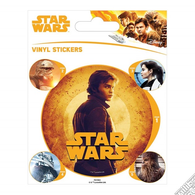 Han Solo: A Star Wars Story Vinyl Sticker (Set Adesivi) gioco