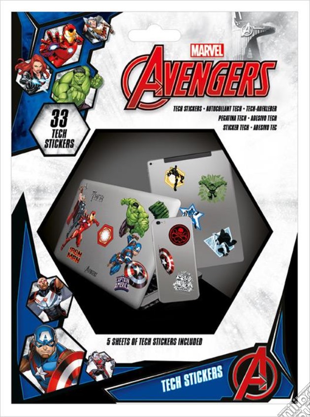 Avengers (Heroes) Tech Stickers gioco di Terminal Video