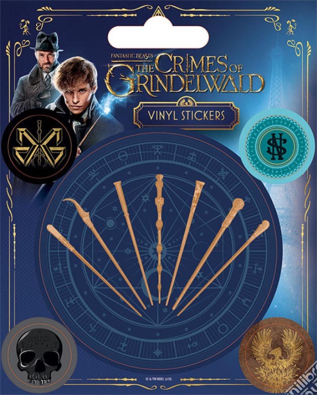 Fantastic Beasts The Crimes Of Grindelwald Sticker (Set Adesivi) gioco