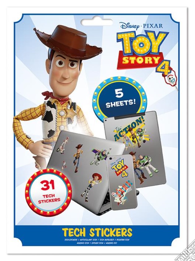 Toy Story 4 (Characters) Tech Stickers Cdu 20 gioco